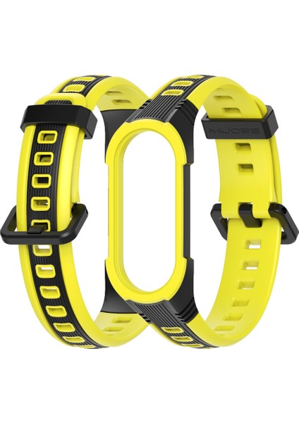 Xiaomi Mi Band 7/7 Nfc Için Iki Renkli Silikon Watch Band (Yurt Dışından)