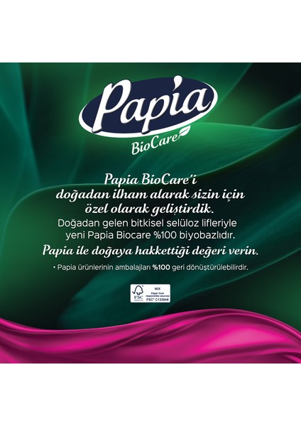 Biocare Tuvalet Kağıdı 48 Rulo (16 Rulo x 3 Paket)