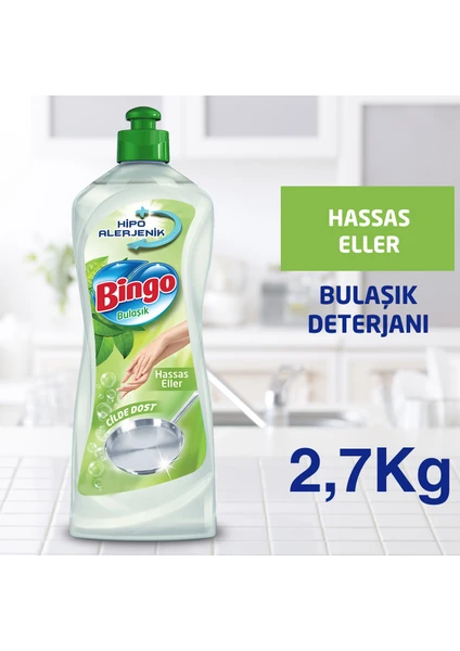 Elde Bulaşık Hassas Eller 675 gr Ekonomi Paketi 4'lü