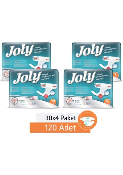 JOLY YETİŞKİN BEZİ LARGE 120 ADET