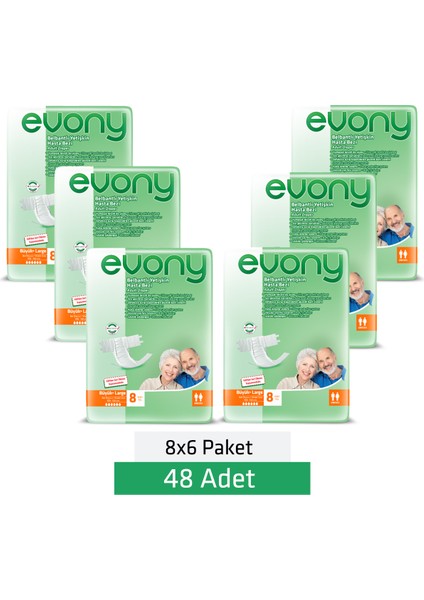 Yetişkin Hasta Bezi Large 48 Adet