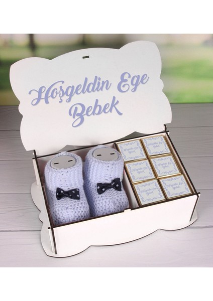 Kişiye Özel Nazarlı Hoşgeldin Bebek Hediye Seti 89251