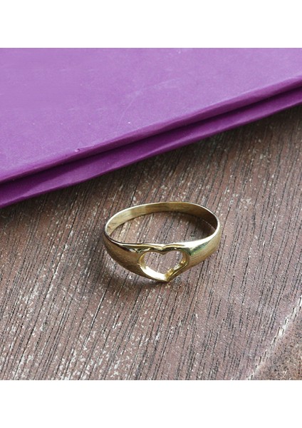 Altın Kalp Yüzük 76604