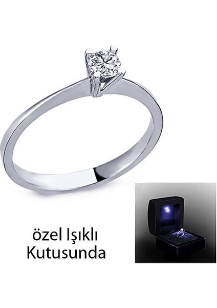 0,17 Ct Tektaş Pırlanta Yüzük 74086