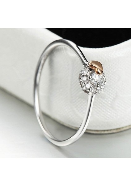 0,08 Ct Pırlanta Kalbimdeki Tektaş Yüzük 79206