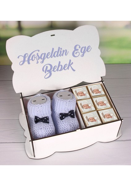 Kişiye Özel Nazarlı Hoşgeldin Bebek Hediye Seti 89229