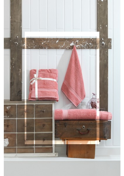 2li Banyo Havlu Seti 90x160cm +50x90cm DS Somon fiyatları