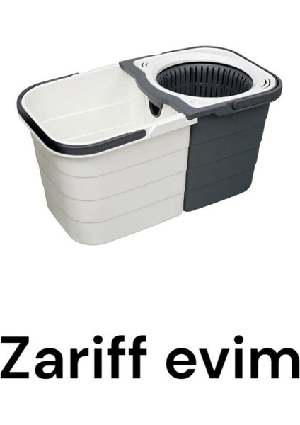 19 Litre Temizlik Kova Seti, Temiz ve Kirli Su Ayrımıyla Pratik Kullanım