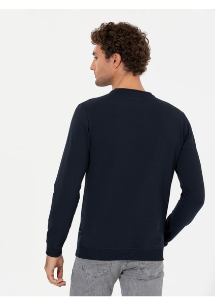 Erkek Lacivert Sweatshirt 50257182-VR033 indirimleri