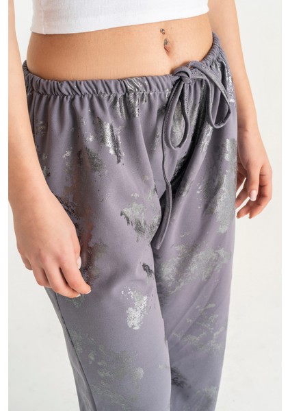 Mavi Detay Işlemeli Kadın Pantalon fırsatları