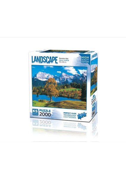 KS Games Bavarian Alps 2000 Parça Puzzle