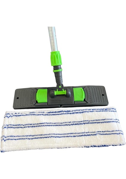 40 cm Mikrofiber Mop Temizlik Seti, Toz ve Yüzey Temizliği İçin Uygun, Beyaz Renk fiyatları