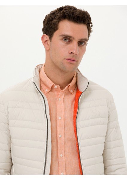 Erkek Gri Melanj Slim Fit Mont 50266367-VR086 modelleri