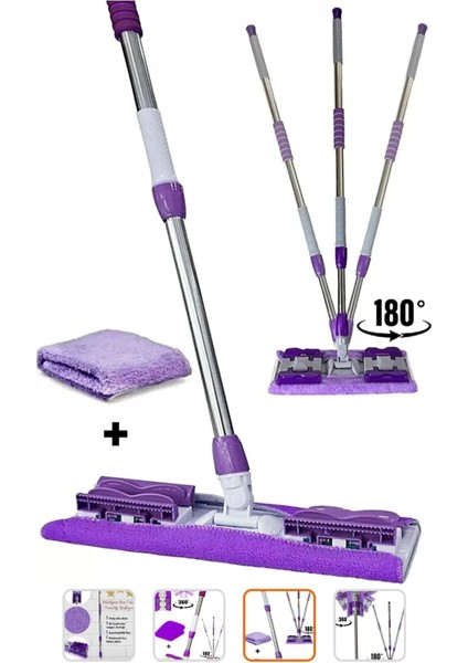 Mor Mandallı Mop fiyatları