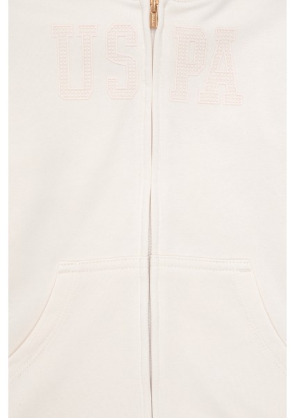 Kız Çocuk Krem Sweatshirt 50292507-VR071