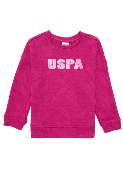 Kız Çocuk Fuşya Sweatshirt 50290712-VR023