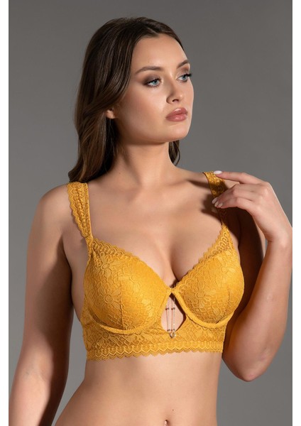 New Bra 3014 Destekli Dantelli Sütyen