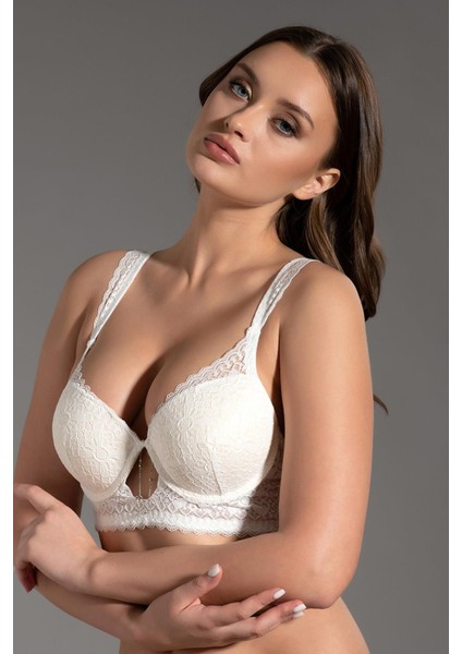 New Bra 3014 Destekli Dantelli Sütyen