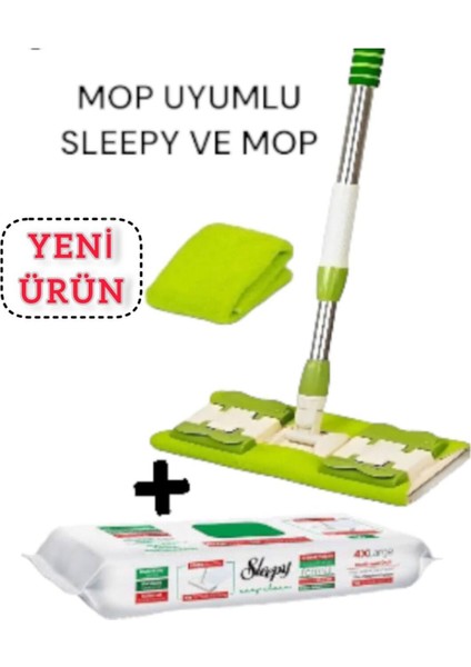 Sleepy Mop Uyumlu Yüzey Temizlik Havlusu + Mop