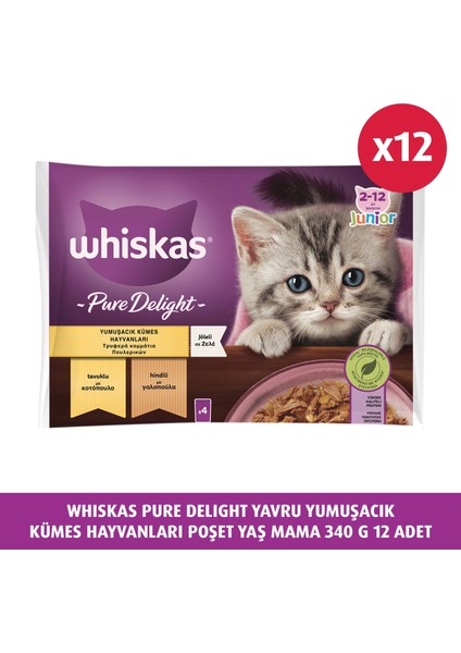 Whiskas Yavru Güveç Klasik 4'lü 340 gr