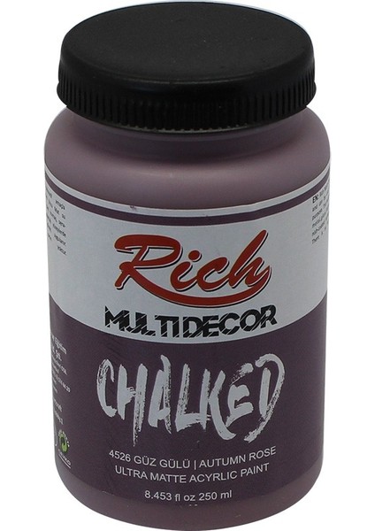 Multi Decor Chalked Akrilik Boya 250 cc Güz Gülü 4526