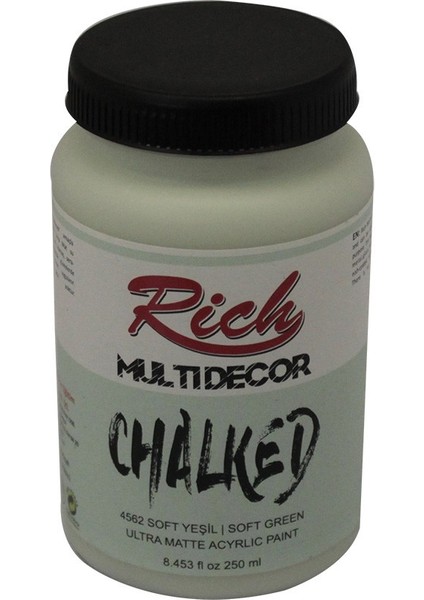 Multi Decor Chalked Akrilik Boya 250 cc Soft Yeşil 4562