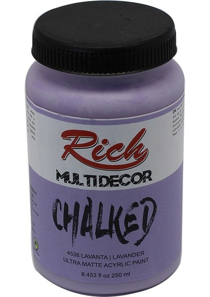 Multi Decor Chalked Akrilik Boya 250 cc Lavanta 4538