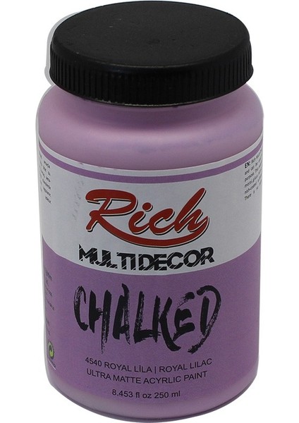 Multi Decor Chalked Akrilik Boya 250 cc Royal Lila 4540