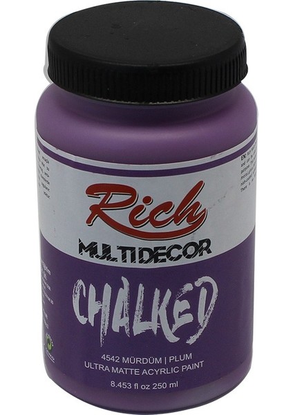 Multi Decor Chalked Akrilik Boya 250 cc Mürdüm 4542