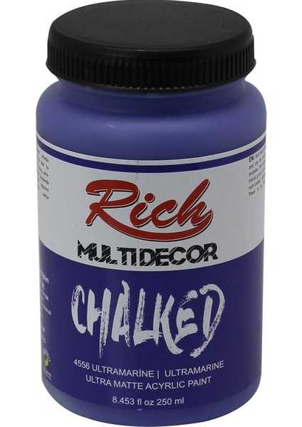 Multi Decor Chalked Akrilik Boya 250 cc Ultramarine 4556