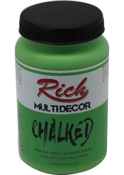 Multi Decor Chalked Akrilik Boya 250 cc Yaz Yeşili 4564