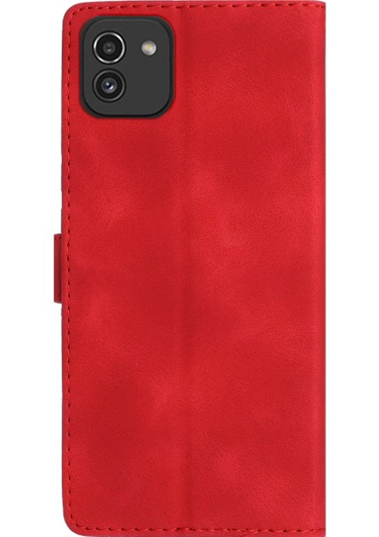 Samsung Galaxy A03 164 Için Çiçek Kabartmalı Pu Kılıf (Yurt Dışından) fırsatları