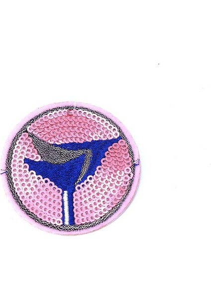 Pullu Yapıştırma Pembe Yama