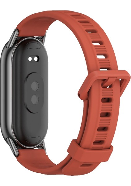 Xiaomi Mi Band 8/9/9 Nfc Için Düz Delikli Silikon Kayış (Yurt Dışından)