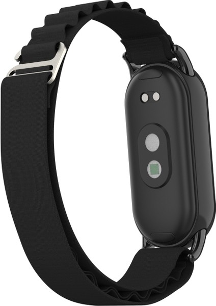 Xiaomi Mi Band 8 Için Metal Fiş Döngü Naylon Kayış (Yurt Dışından)