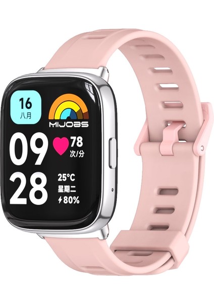 Redmi Watch 3 Lite / Watch 3 Active Için Düz Delikli Tpu Kayış (Yurt Dışından)