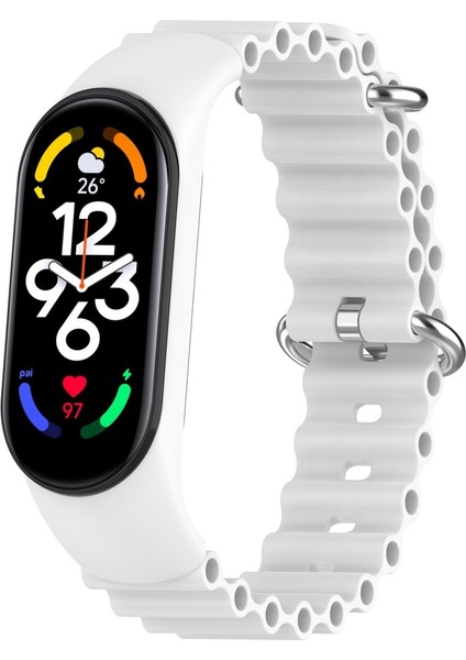 Xiaomi Mi Band Için Silikon Saat Bandı 7/6/5/4/3 (Yurt Dışından)