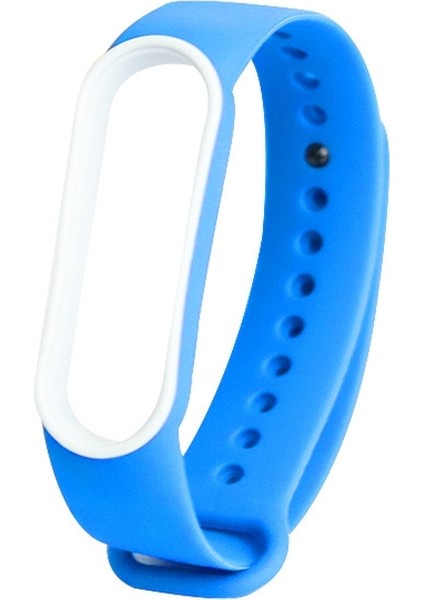 Xiaomi Mi Band 5 Için Iki Renkli Tpe Kordonlu Saat (Yurt Dışından)