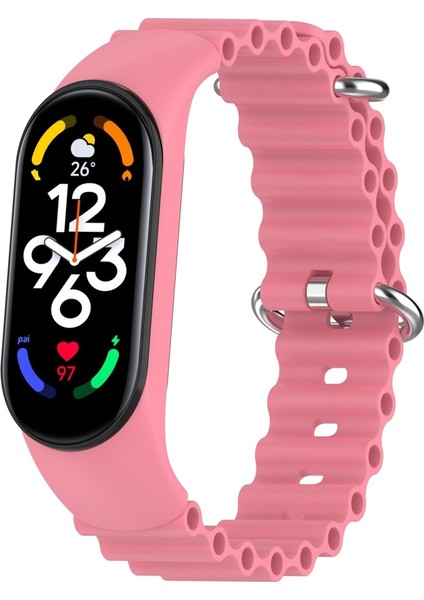 Xiaomi Mi Band Için Silikon Saat Bandı 7/6/5/4/3 (Yurt Dışından)