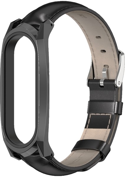 Xiaomi Mi Band Için 6/5/4/3 Sığır Derisi Kordonlu Saat (Yurt Dışından)
