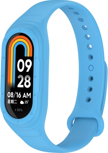 Xiaomi Mi Band 8 Için Silikon Yedek Kayış (Yurt Dışından)