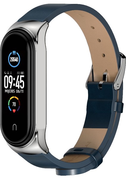 Xiaomi Mi Band Için 6/5/4/3 Deri Kordonlu Saat (Yurt Dışından)