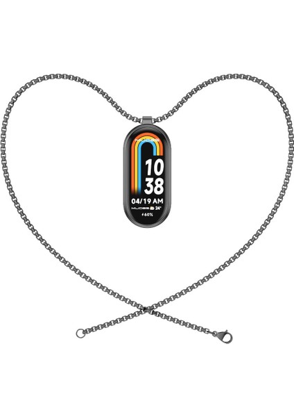 Xiaomi Mi Band 8/9/9 Nfc Için Mijobs Metal Saat Kolye (Yurt Dışından)