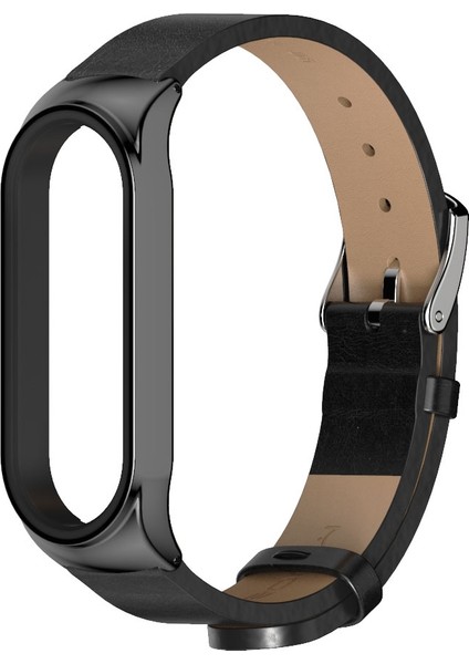 Xiaomi Mi Band Için 6/5/4/3 Deri Kordonlu Saat (Yurt Dışından)