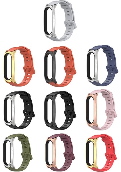 Xiaomi Mi Band 6/5/4/3 Silikon Kayış Gt Kılıfı Için (Yurt Dışından)