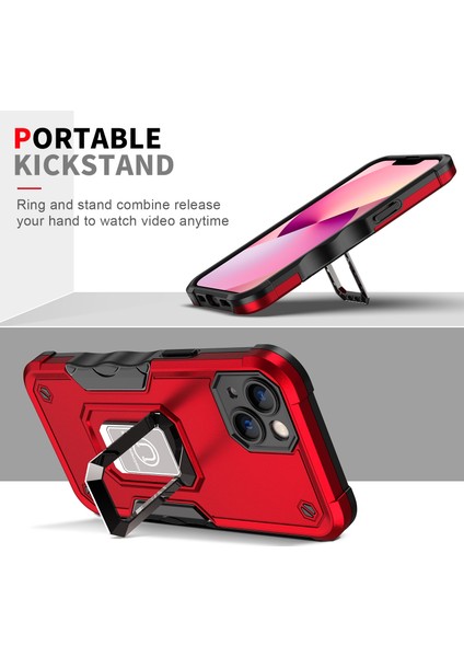 iPhone 14 Için Halka Tutucu Zırh Kılıfı (Yurt Dışından) fırsatları