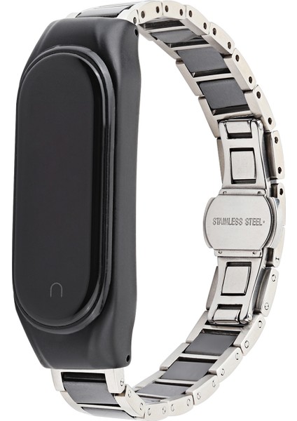 Xiaomi Mi Band 6/5 Için Seramik Kordonlu Saat (Yurt Dışından)