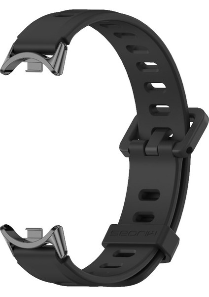 Xiaomi Mi Band 8/9/9 Nfc Için Düz Delikli Silikon Kayış (Yurt Dışından)