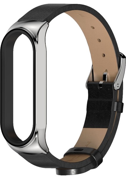 Xiaomi Mi Band Için 6/5/4/3 Deri Kordonlu Saat (Yurt Dışından)