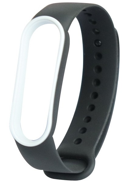 Xiaomi Mi Band 5 Için Iki Renkli Tpe Kordonlu Saat (Yurt Dışından)